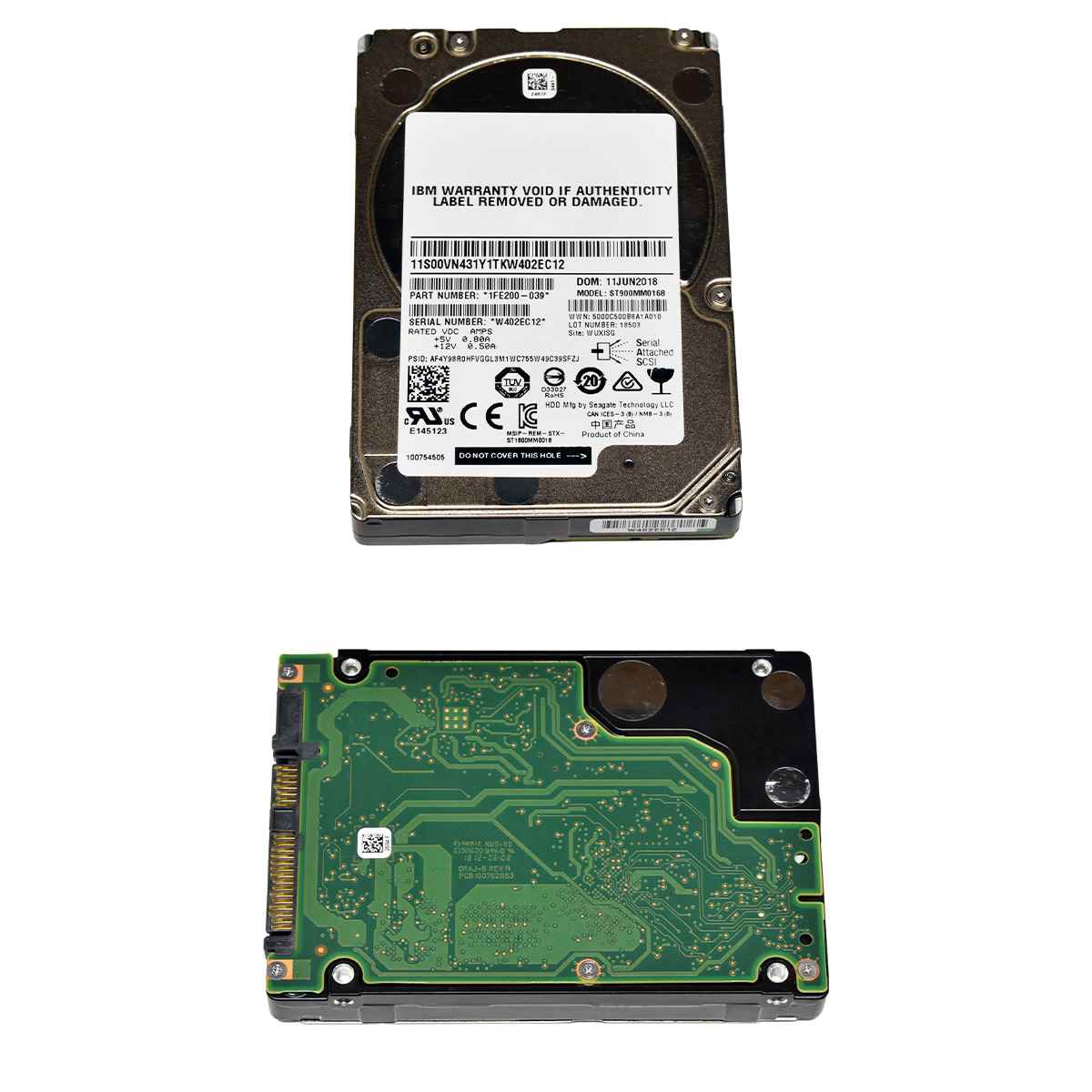 IBM Seagate 900GB 2.5" 10K 12G SAS HDD Festplatte ST900MM0168 Server Storage