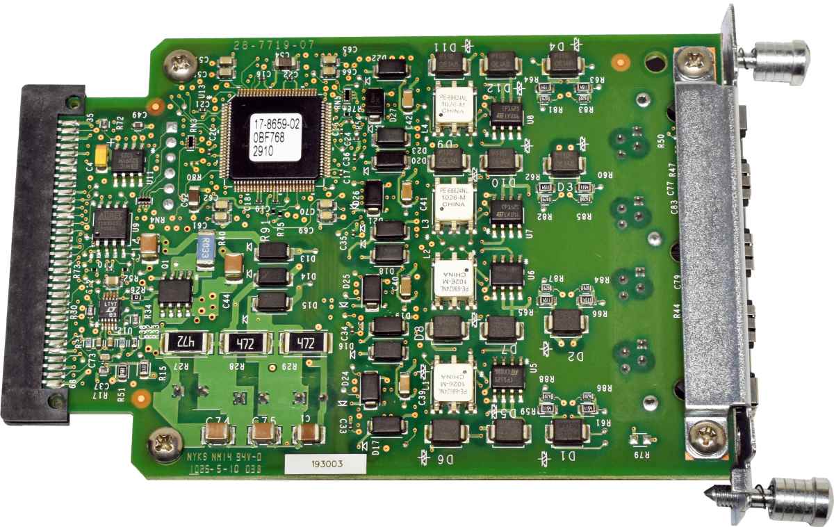 Cisco VIC3-4FXS-DID 4-Port RJ-11 Voice Interface Card 73-10521-05 800-27473-03