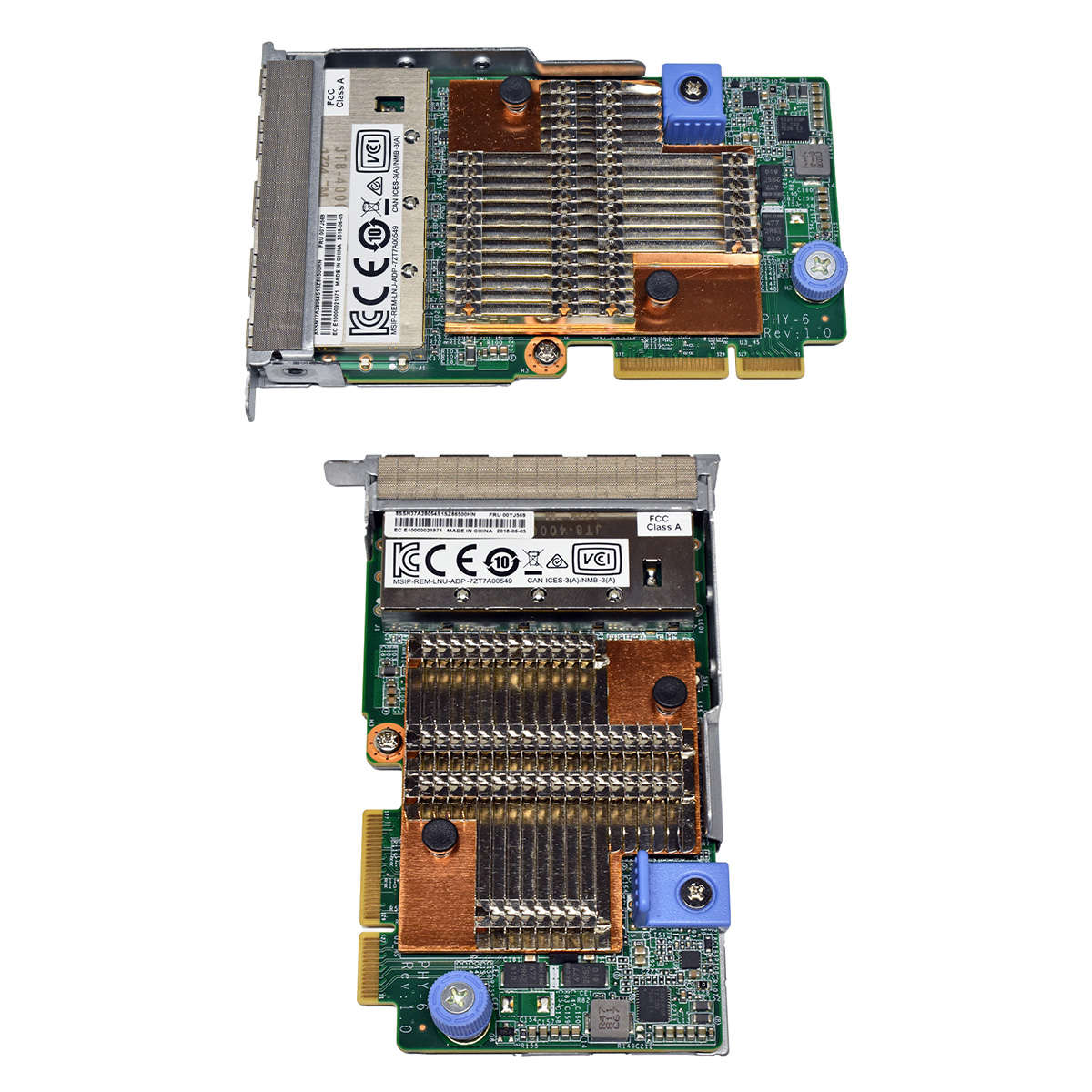 Lenovo X722-T4 Netzwerkkarte Intel 10Gb 4-Port RJ45 LOM 7ZT7A00549 00YJ569