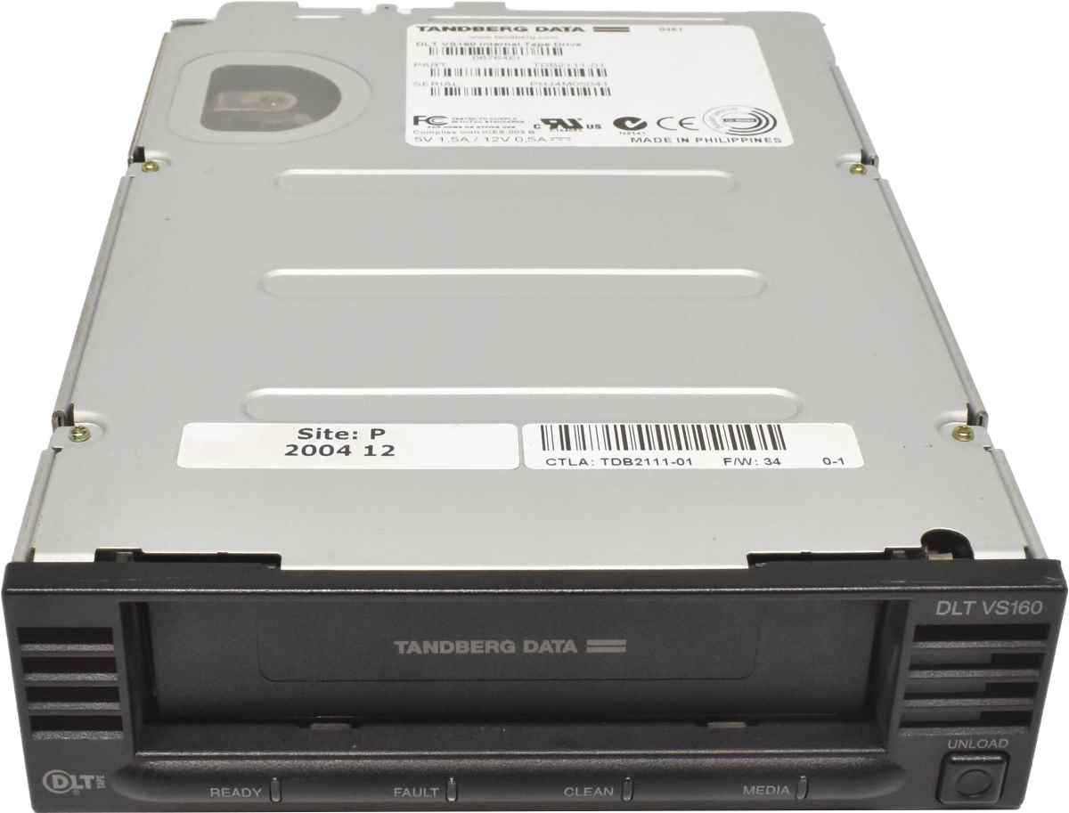 Tandberg Data DLT VS160 Tape Drive / Bandlaufwerk TDB2111-01