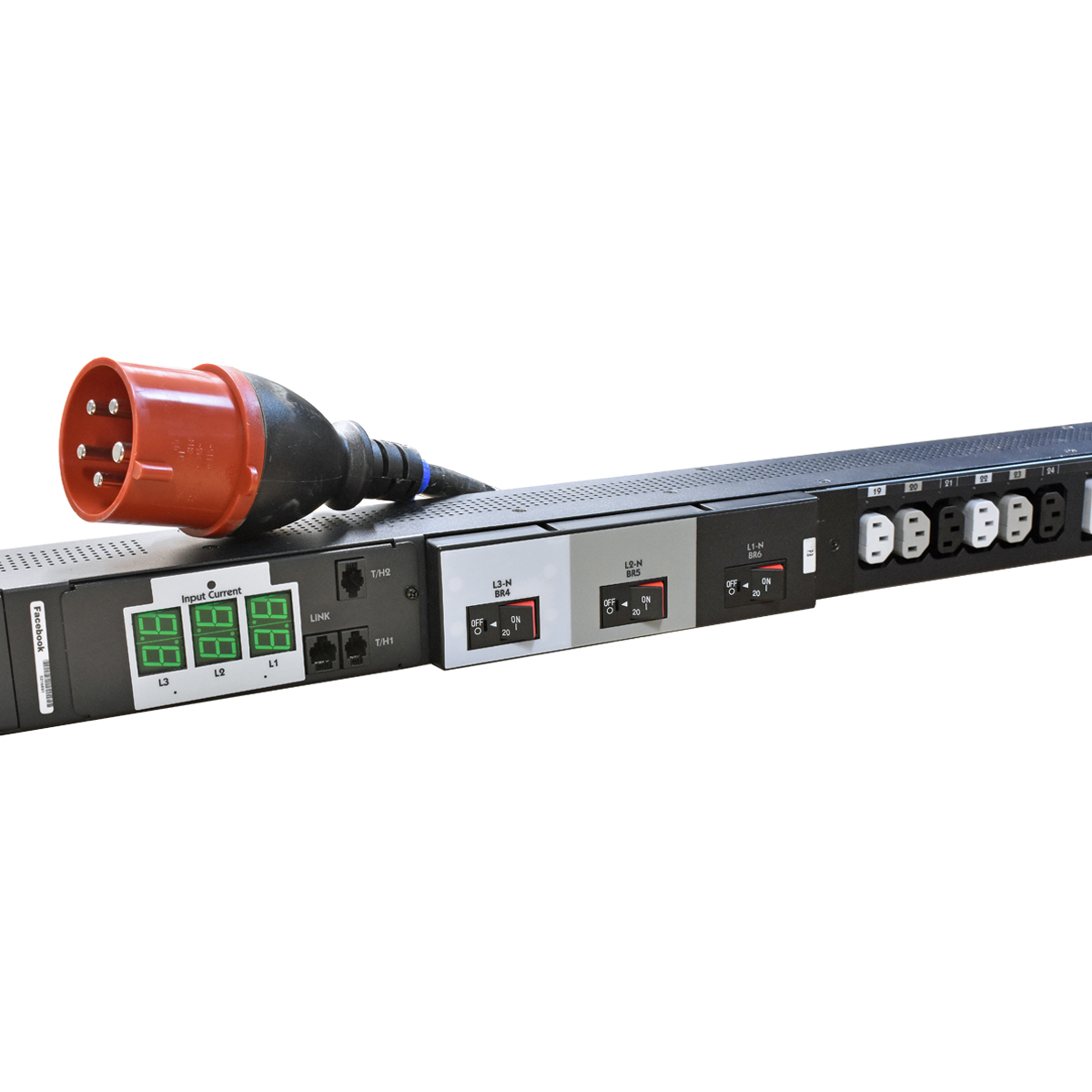 Server Technology 3 Phasen PDU SEV-FB4005K C2X36CE-4PAE2L66/FB mit PIPS 12xC19 24xC13
