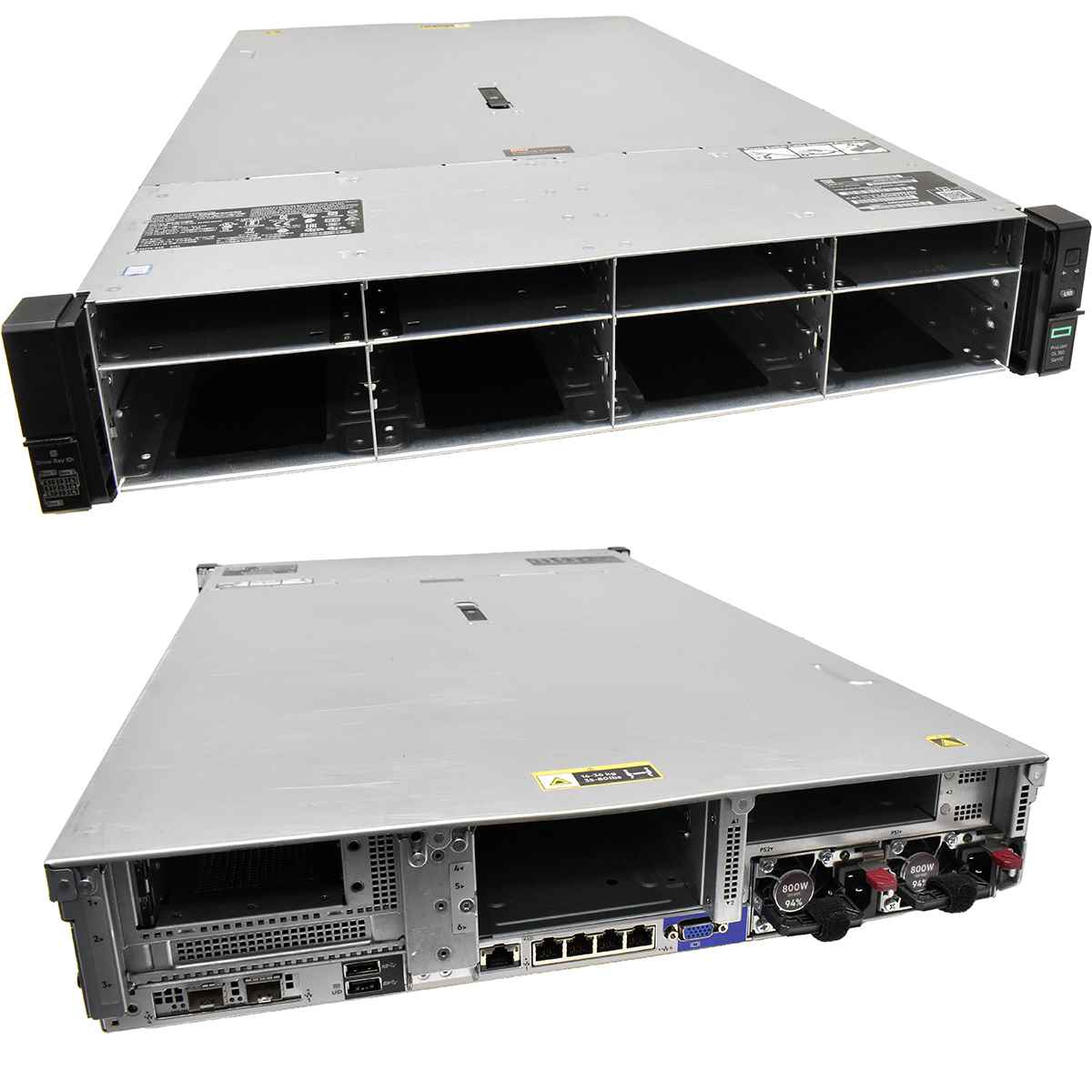 HP ProLiant DL380 G10 2U 2xPlatinum 8260 CPU 128GB RAM 15xLFF 3,5 2xSFF 2,5 P816i-a SR