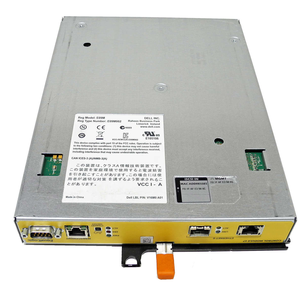 DELL-E09M002-EqualLogic-Control-Module-17-für-PS41-004.jpg DELL E09M002 EqualLogic Control Module 17 für PS4110 Series iSCSI Array 0X3J14