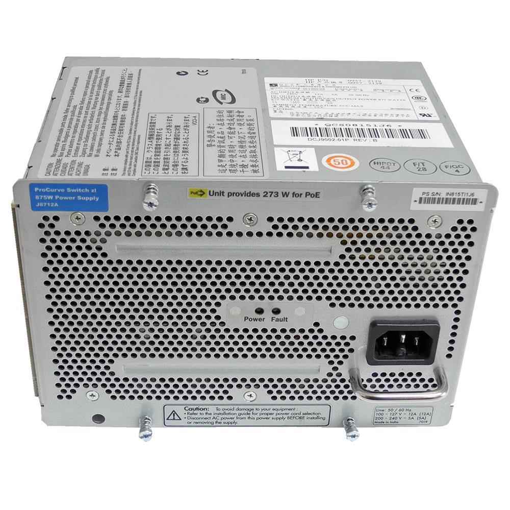 HP ProCurve zl 875W PoE Netzteil J8712A for 5400zl Series Switches PN 0957-2139 HP ProCurve zl 875W PoE Netzteil J8712A for 5400zl Series Switches PN 0957-2139