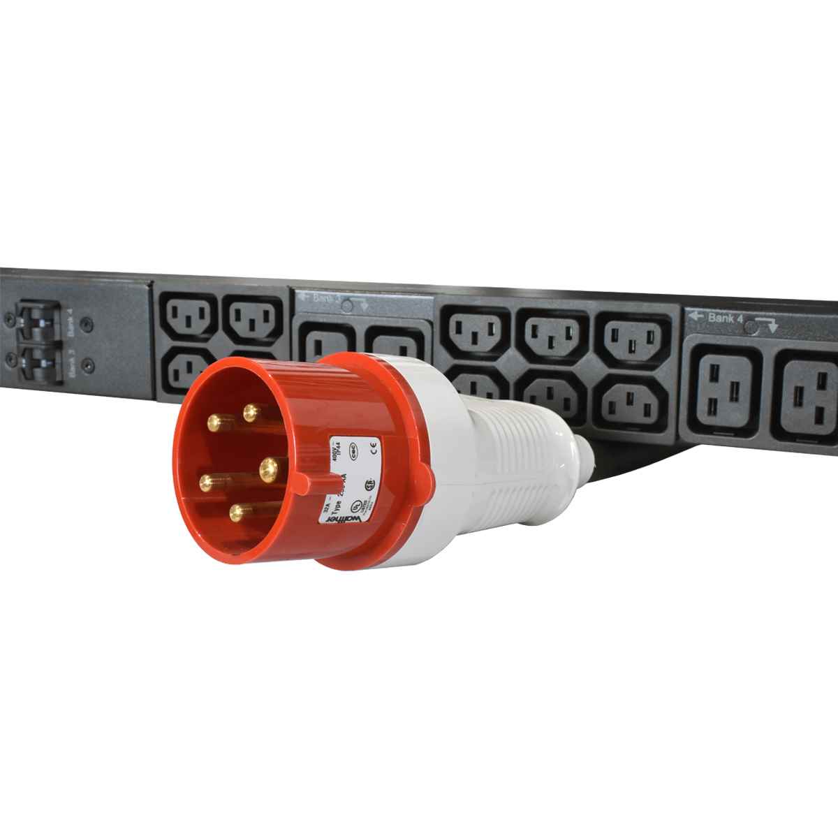 APC AP8886 Rack PDU 2G Metered 3-Phasen Null HE 22,0 kW 32A 17,3 kW 24 A 230V 30x C13 12x C19 NEW NEU