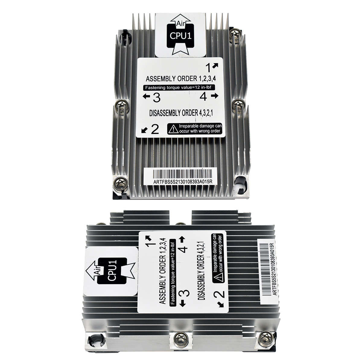 Quanta-CPU1-ARTFBS5S21301-Heatsink-Kühler-for-T42S-006.jpg Quanta CPU1 ARTFBS5S21301 Heatsink / Kühler for T42S-2U Server Node