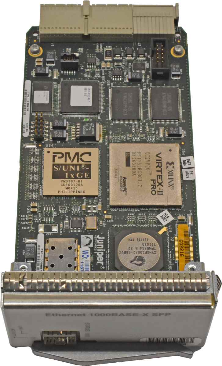 Juniper PE-1GE-SFP 1Gbit SFP Extension Module for M7i Juniper PE-1GE-SFP 1Gbit SFP Extension Module for M7i