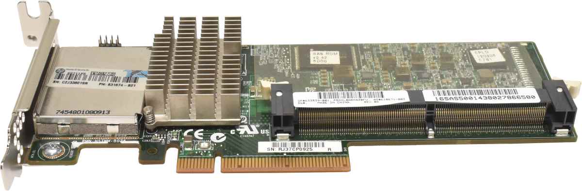HP Smart Array P421 6Gb SAS RAID Controller 1GB FBWC +BBU 610671-003 633539-001 LP