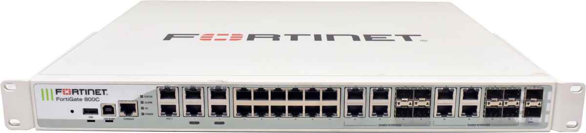 FORTINET FortiGate FG-800C 22-Port RJ-45 GE Security Appliance 8x SFP 2x SFP+ +10G Mini GBIC