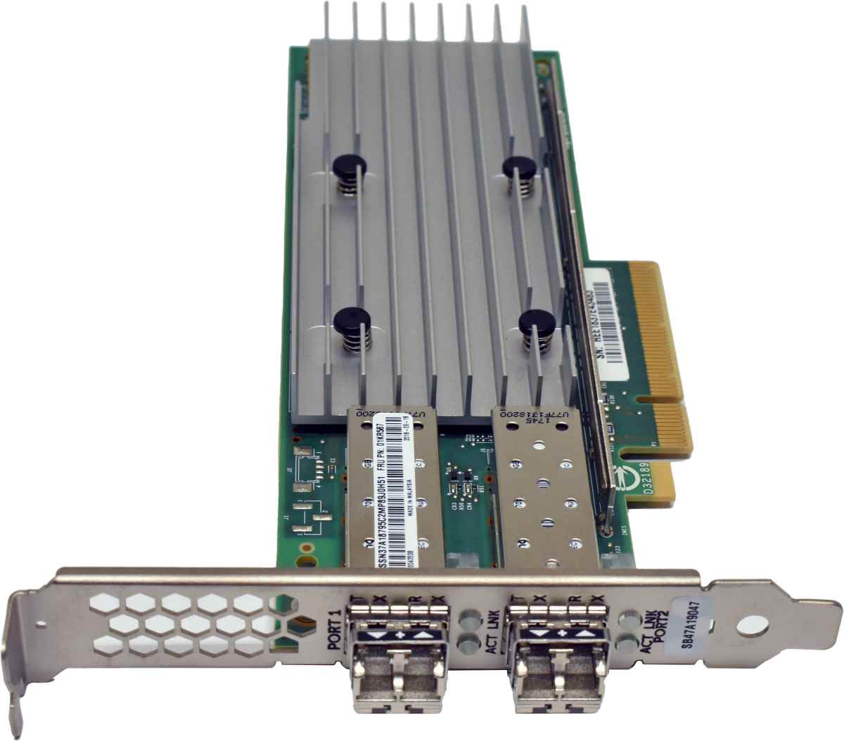 Lenovo QLogic QL41262 01KR587 Dual-Port 10Gb Adapter 4150X SFP28 High Profile Lenovo QLogic QL41262 01KR587 Dual-Port 10Gb Adapter 4150X SFP28 High Profile