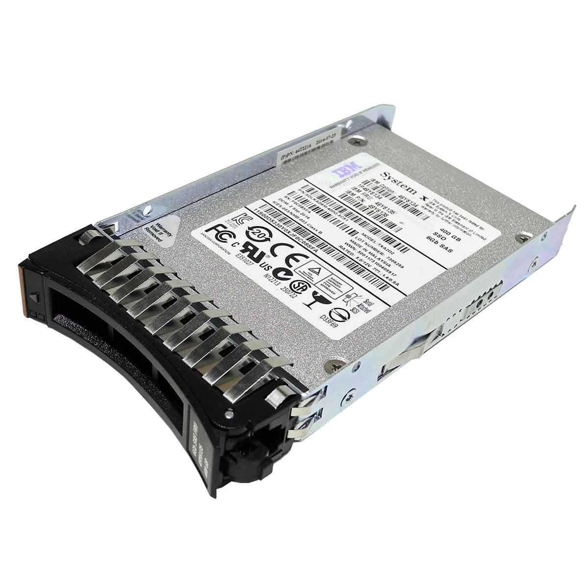 Lenovo IBM SanDisk 400GB SAS 6Gb 2.5“ SSD TXA2D2 Optimus 49Y6135 + Rahmen für System x