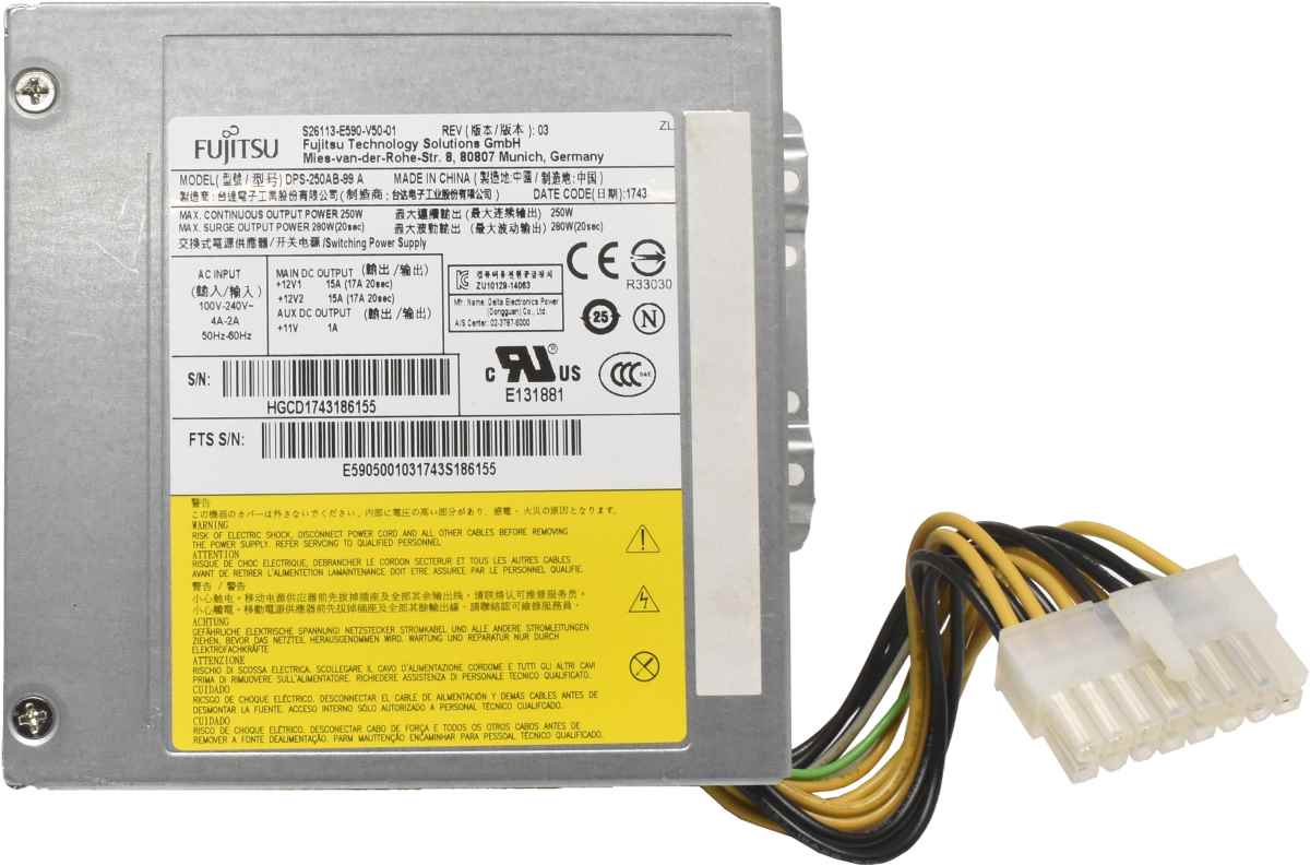 Fujitsu Power Supply / Netzeil 250W DPS-250AB-99A S26113-E590-V50-01