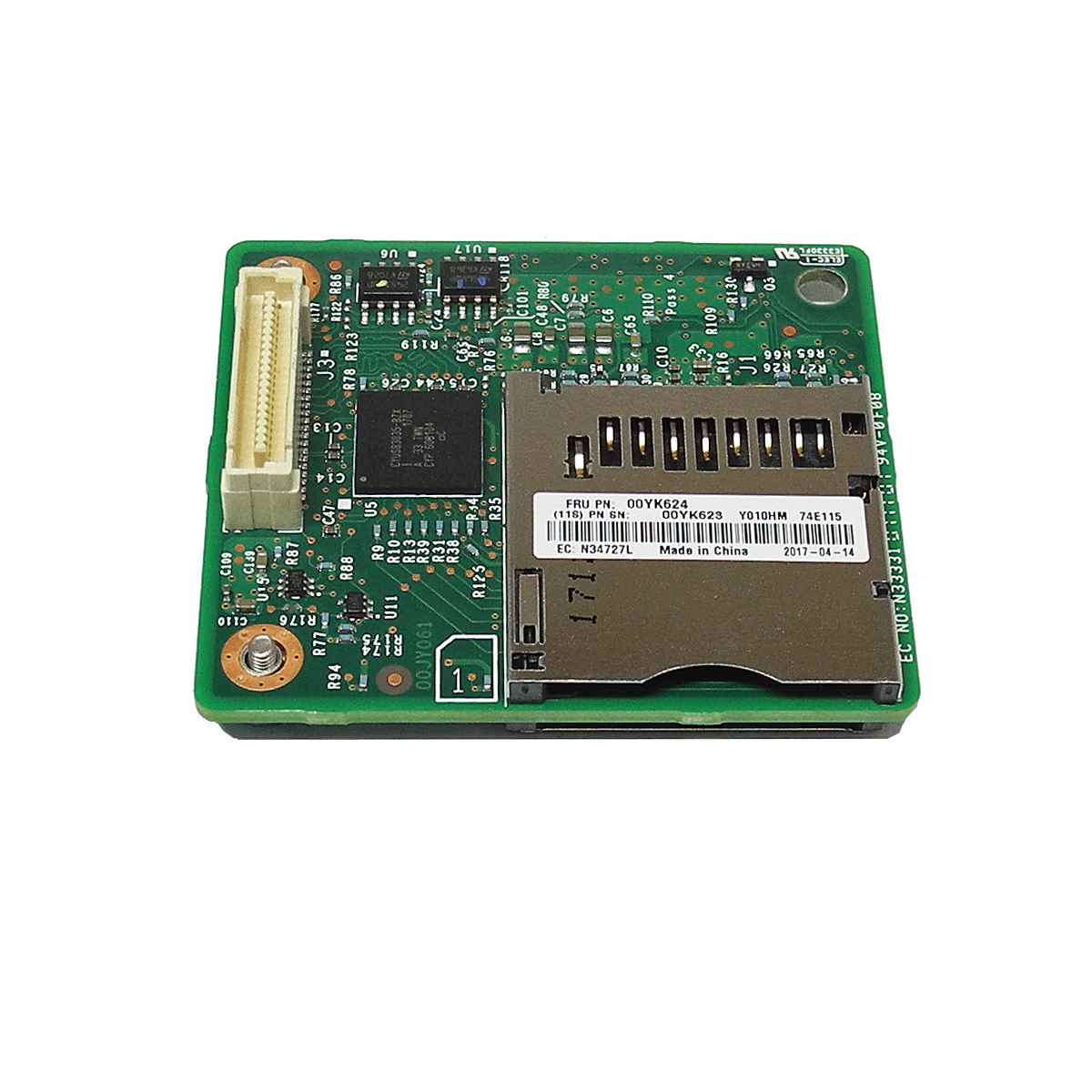 IBM Lenovo Dual-Slot SD Card Adapter for x3650 M5 Server 00YK623 00YK624