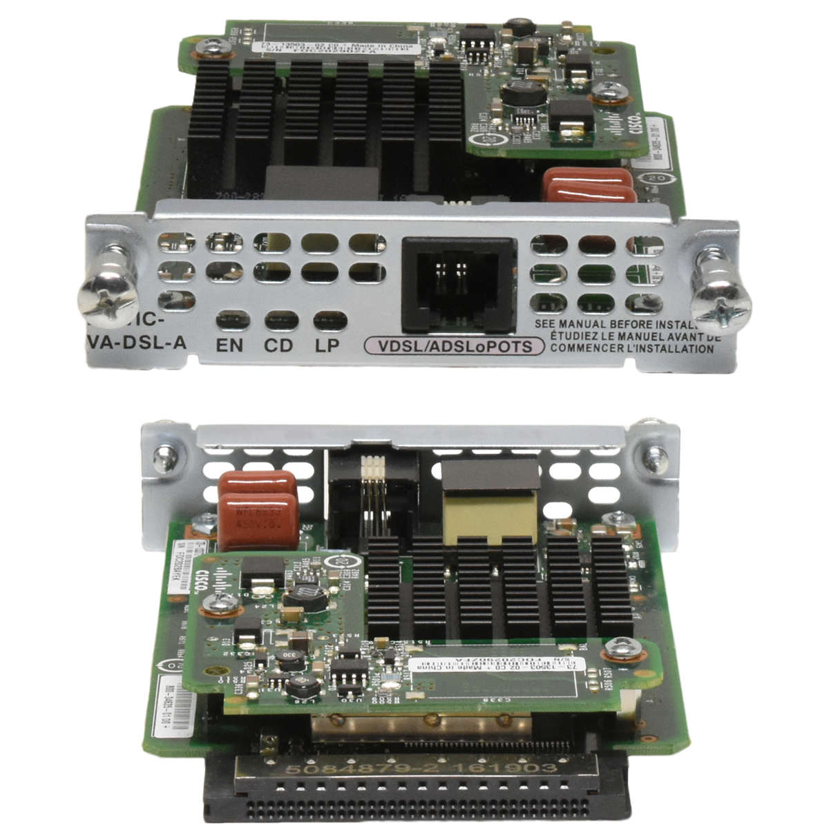 Cisco-EHWIC-VA-DSL-A-1-Port-MultiMode-VDSL2-ADSL-2-001.jpg Cisco EHWIC-VA-DSL-A 1-Port MultiMode VDSL2 ADSL/2/2+ WAN Interface Card Annex A 73-13372-02