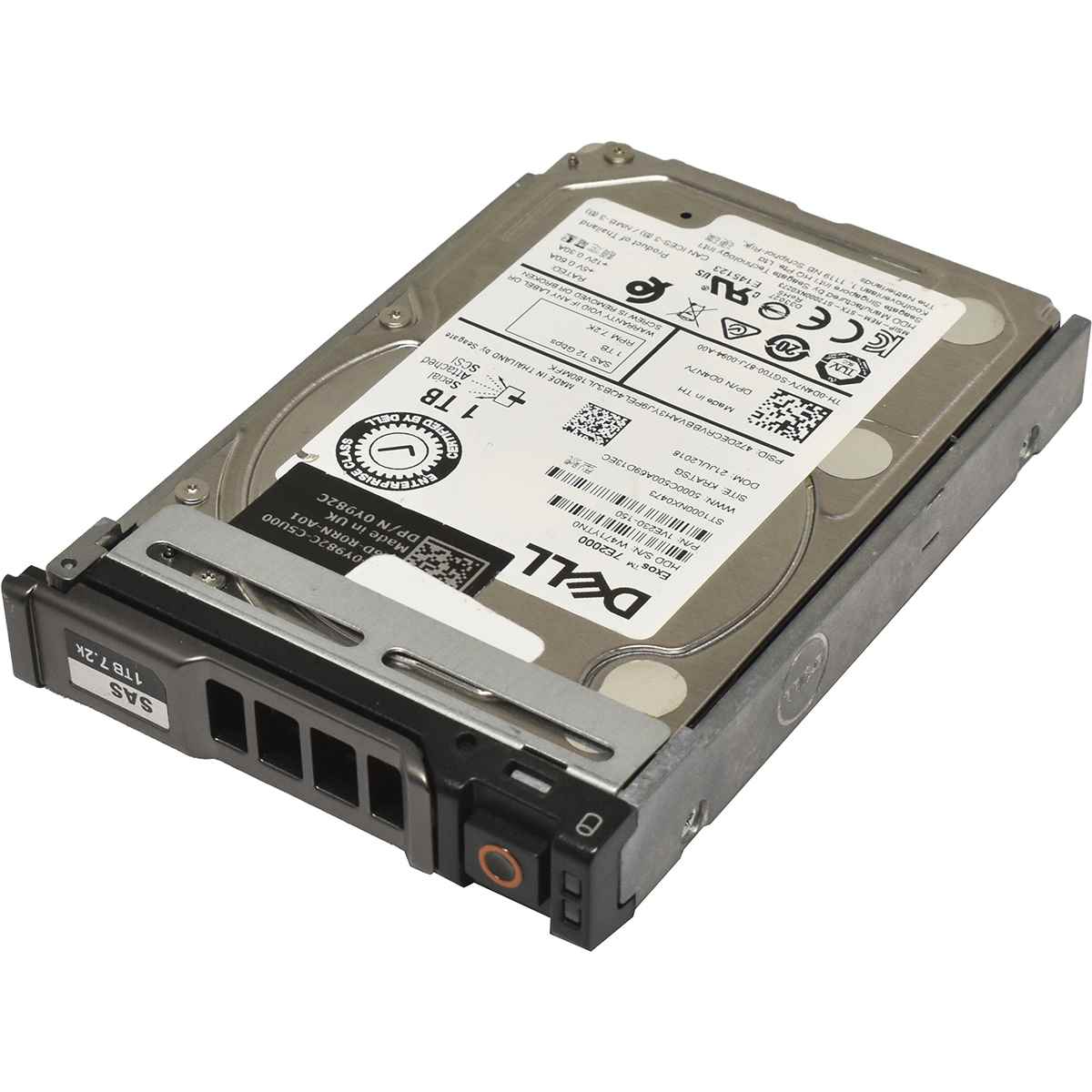 Dell Seagate Exos 7E2000 1TB 2.5" 7.2K 12G SAS HDD Festplatte ST1000NX0473 0D4N7V 1VE230-150 mit Rahmen Dell Seagate Exos 7E2000 1TB 2.5" 7.2K 12G SAS HDD Festplatte ST1000NX0473 0D4N7V 1VE230-150 mit Rahmen