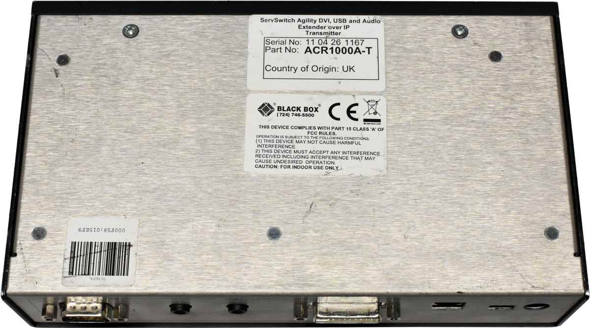 Black Box ServSwitch Agility ACR1000A-T KVM over IP Extender Black Box ServSwitch Agility ACR1000A-T KVM over IP Extender
