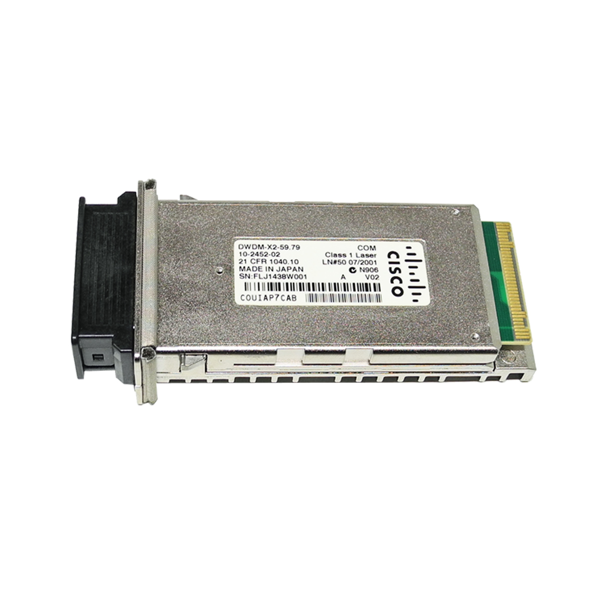 Cisco Original DWDM-X2-59.79 10Gbase 1559.79nm 80km X2 Transceiver 10-2452-02 Cisco Original DWDM-X2-59.79 10Gbase 1559.79nm 80km X2 Transceiver 10-2452-02