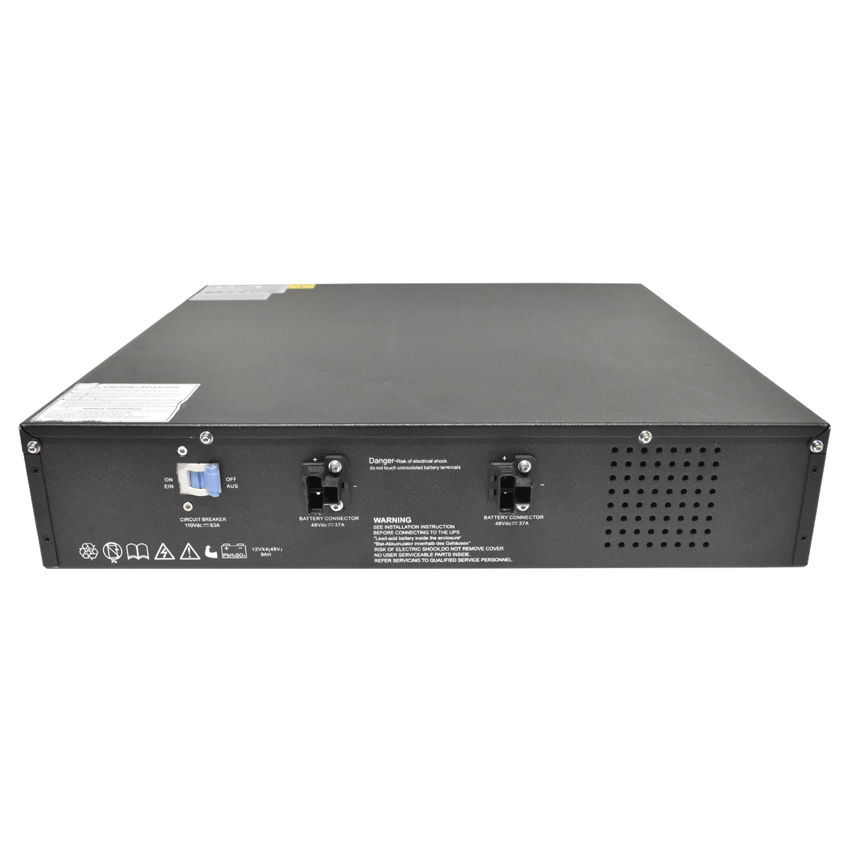 Vertiv Liebert GXT4-48VBatte ext. battery cabinet 40A 9 Ah 12V no Front panel Vertiv Liebert GXT4-48VBatte ext. battery cabinet 40A 9 Ah 12V no Front panel