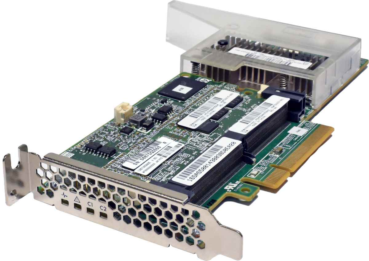 HP SmartArray P440 SAS RAID Controller PCIe x8 12G 2GB FBWC 726823-001 LP+Kabel