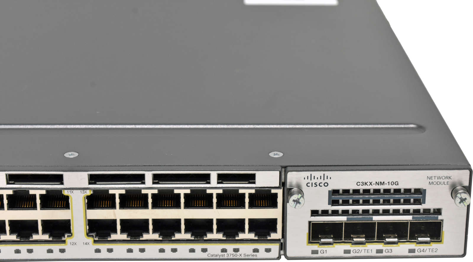 Cisco-Catalyst-WS-C3750X-24T-L-24-Port-Gigabit-Eth-003.jpg Cisco Catalyst WS-C3750X-24T-L 24-Port Gigabit Ethernet Switch + Network Module C3KX-NM-10G