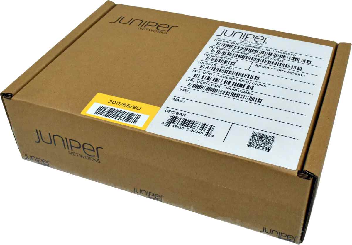 Juniper EX-UM-4X4SFP 10GE SFP+ Uplink Module for EX4300 NEW NEU