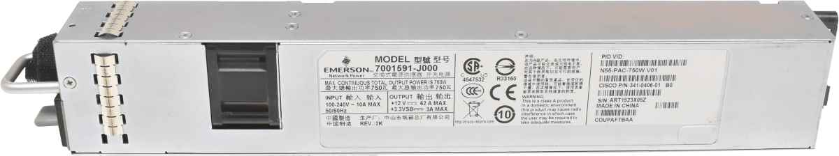EMERSON 750W Netzeil / PSU 7001591-J000 N55-PAC-750W 31-0406-01 EMERSON 750W Netzeil / PSU 7001591-J000 N55-PAC-750W 31-0406-01