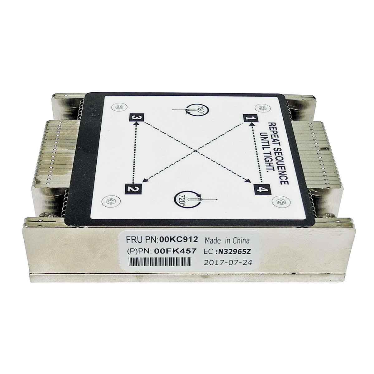 IBM CPU Heatsink / Kühler für System X3550 M5 Server 00KC912 00FK457 IBM CPU Heatsink / Kühler für System X3550 M5 Server 00KC912 00FK457