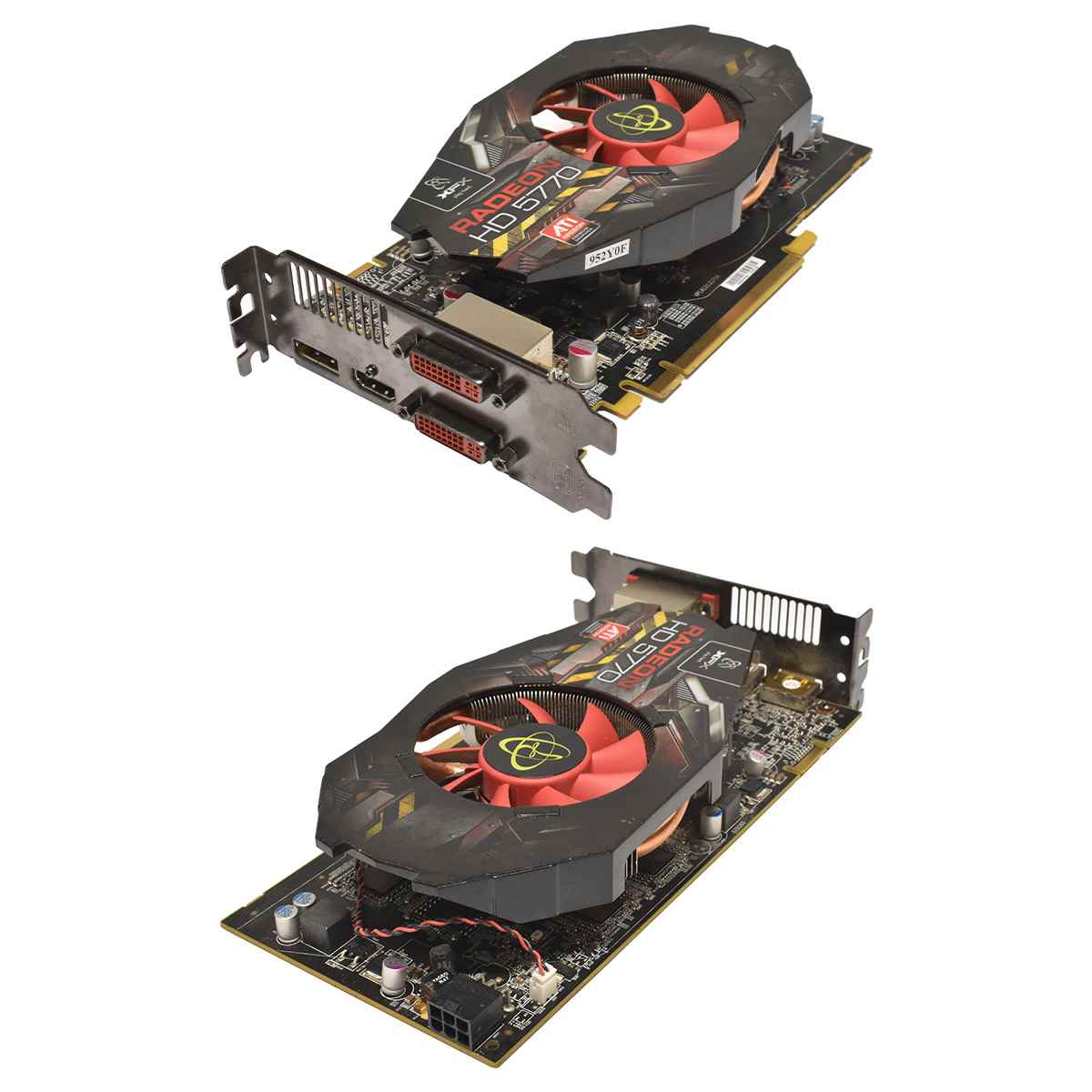 XFX HD-577X-ZN HD-577X-ZNFC AMD ATI Radeon HD 5770 Graphics Card Juniper 1GB GDDR5 PCIe 2.0 x16 HDMI DP 2x DVI FP XFX HD-577X-ZN HD-577X-ZNFC AMD ATI Radeon HD 5770 Graphics Card Juniper 1GB GDDR5 PCIe 2.0 x16 HDMI DP 2x DVI FP