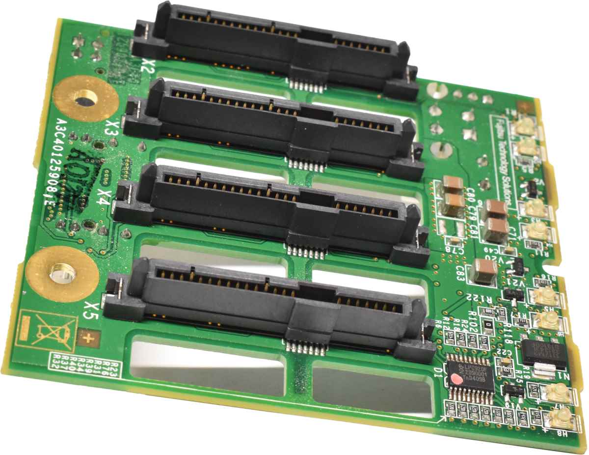 Fujitsu A3C40125908 4 x2.5" SAS Backplane Primergy RX 3000 S7 S8