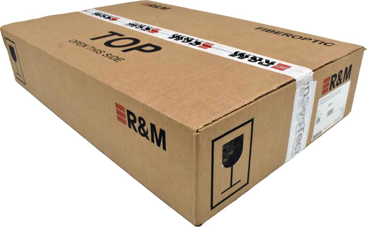 R&M 804258 1HE Modularpanel 36 3x7TE grau leer +Srew Set NEW NEU