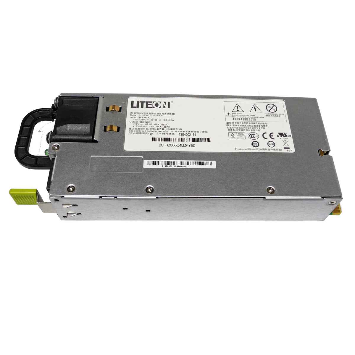 Lite-On 750W Power Supply/Netzteil PS-2751-2H-LF für Huawei RH1288 RH2285 RH2288 Lite-On 750W Power Supply/Netzteil PS-2751-2H-LF für Huawei RH1288 RH2285 RH2288