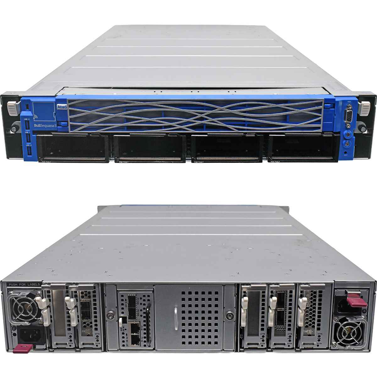 ATOS Bull Sequana S Blade System M3S2G2 MGMT Module 1x Blade SAS 9361-8i 1x SAS9300-8e 1x CX414A 2xPSU ATOS Bull Sequana S Blade System M3S2G2 MGMT Module 1x Blade SAS 9361-8i 1x SAS9300-8e 1x CX414A 2xPSU
