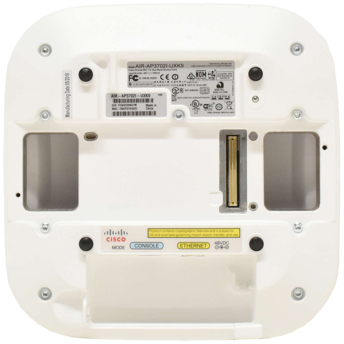 Cisco AIR-AP3702I-UXK9 Aironet Wireless Access Point WiFi Dual-Band 802.11n PoE no PSU NEW NEU