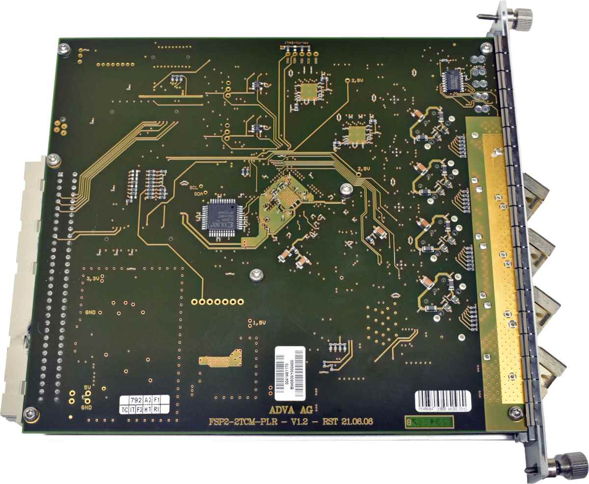 ADVA C2TCM-PLR HS-MCHS 0063204950 Quad-Port SFP CWDM Channel Module for FSP 2000