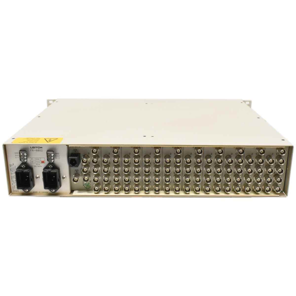 Leitch FR-6802 Serial Distribution Amplifiers with 4 Modules B-WARE Leitch FR-6802 Serial Distribution Amplifiers with 4 Modules B-WARE