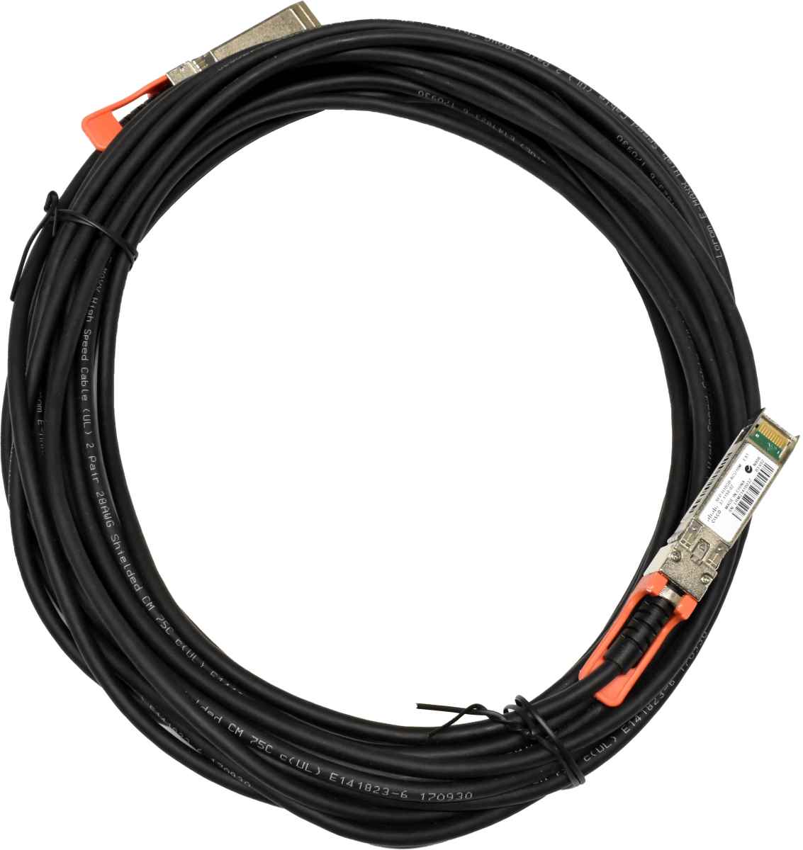 Cisco 10m SFP-H10GB-ACU10M 37-1150-02 10G SFP+ - SFP+ Datenkabel Cisco 10m SFP-H10GB-ACU10M 37-1150-02 10G SFP+ - SFP+ Datenkabel