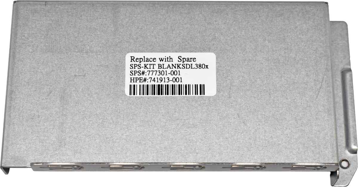 HP SPS-KIT BLANKSDL380x Blank Cover 777301-001 741913-001 ProLiant DL380 G6 HP SPS-KIT BLANKSDL380x Blank Cover 777301-001 741913-001 ProLiant DL380 G6
