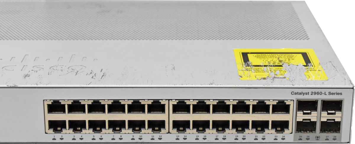 Cisco WS-C2960L-24TS-LL 24-Port RJ-45 GE Switch 4x 1G SFP