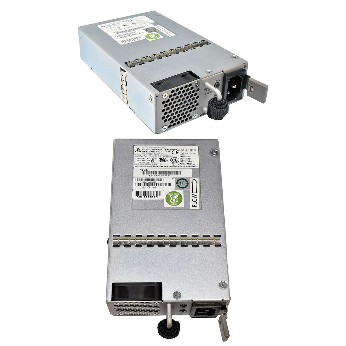 Delta-Power-Supply-Netzteil-N2200-PAC-400W-EDPS-40-005.jpg Delta Power Supply/Netzteil N2200-PAC-400W EDPS-400AB-AB A 341-0375-05 für Nexus 2224TP 2232PP 2248TP