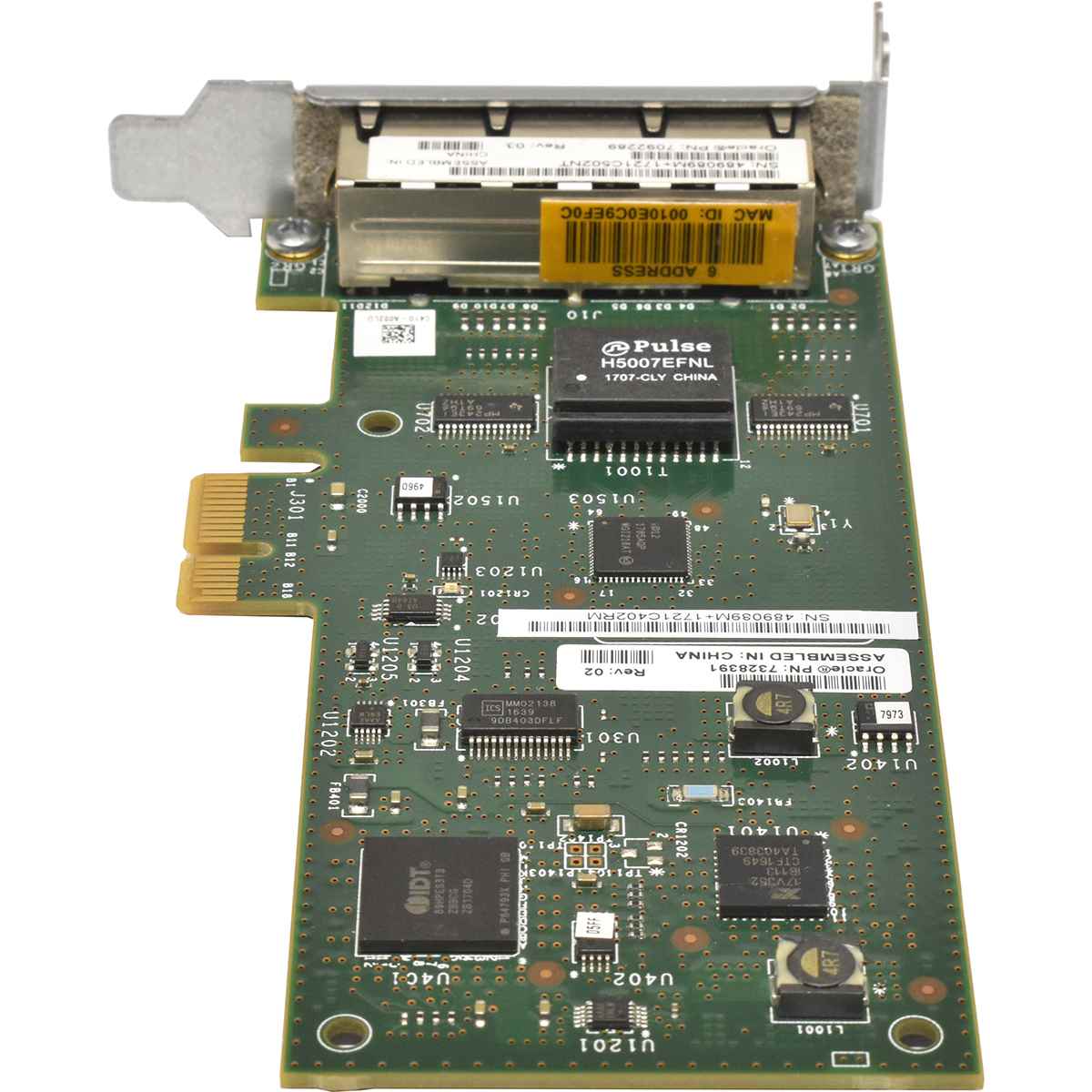 Oracle Netzwerk Karte 3-Ports Cluster Heartbeat Assembly PCI 7092289 7328391 LP Oracle Netzwerk Karte 3-Ports Cluster Heartbeat Assembly PCI 7092289 7328391 LP