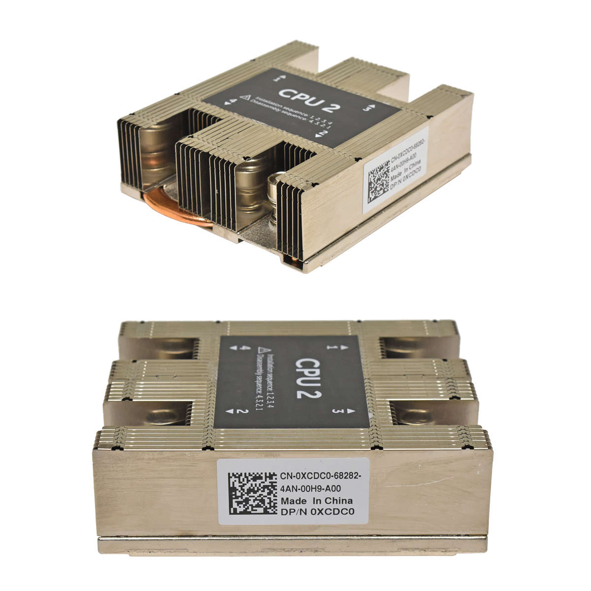 Dell-CPU-2-Heatsink-Kühler-0XCDC0-für-Power-Edge-M-001.jpg Dell CPU 2 Heatsink Kühler 0XCDC0 für Power Edge M630