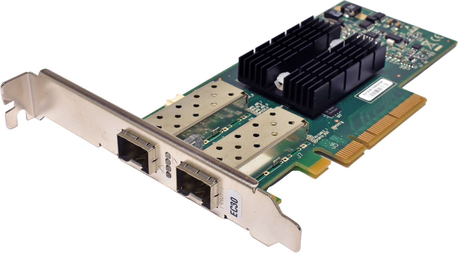Mellanox-ConnectX-2-Dual-Port-2x-SFP-Network-NIC-1-001.jpg Mellanox ConnectX-2 Dual Port 2x SFP+ Network NIC 10Gb PCI-e x8 MNPH29D-XTR FP
