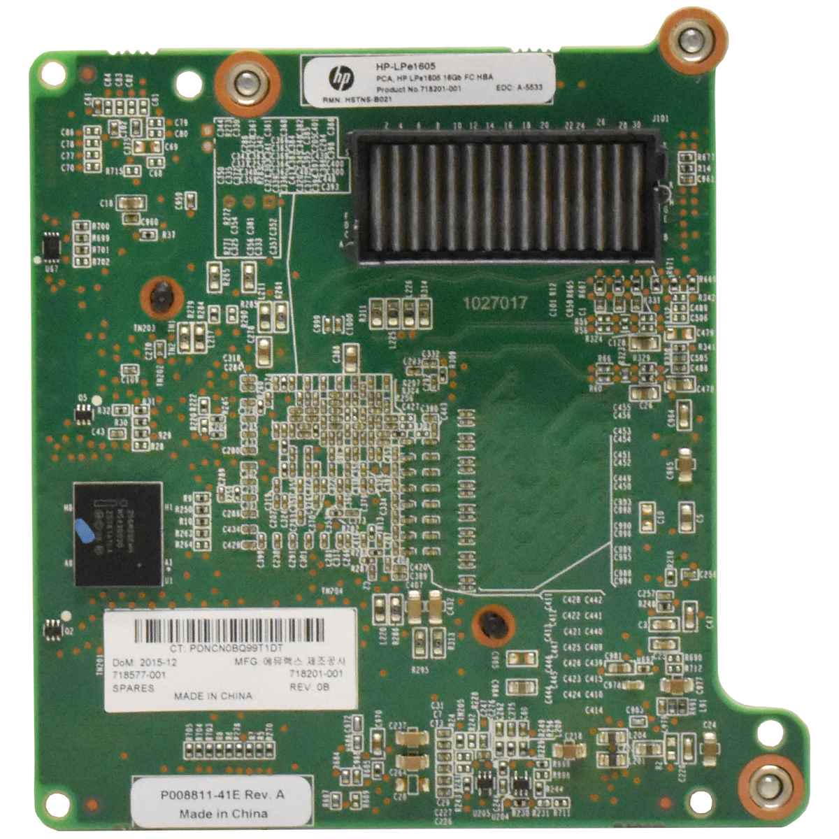 HP 718203-B21 Emulex LPe1605 16Gb Dual-Port FC HBA for BladeSystems G8-G10 NEW HP Emulex LPe1605 16Gb Dual-Port FC HBA for BladeSystem c-Class G9 718577-001