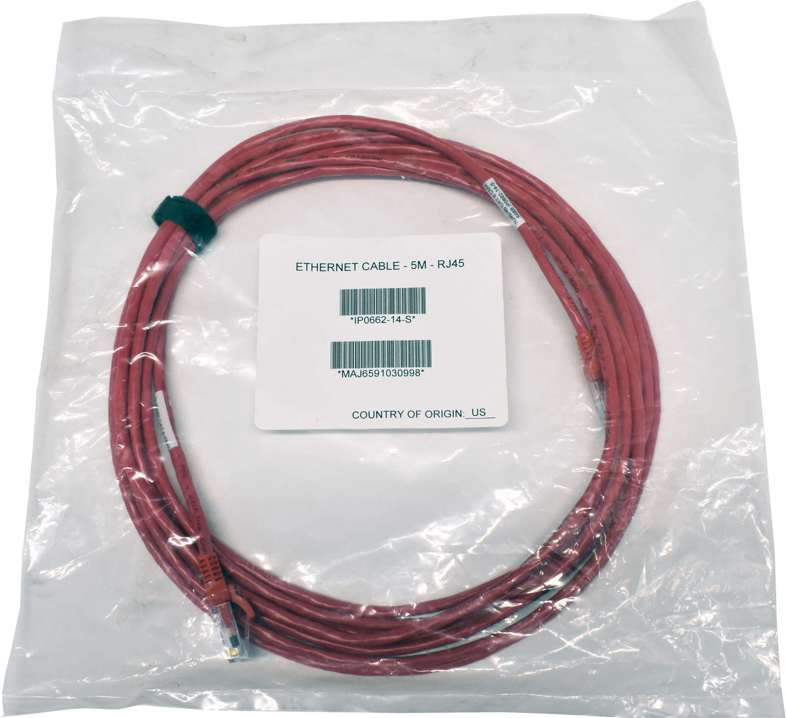 Hitachi-Ethernet-Cable-5M-RJ45-IP0662-14-S-Patch-C-002.jpg Hitachi Ethernet Cable-5M-RJ45 IP0662-14-S Patch Cable RJ-45 Cat6 CMR red NEW NEU