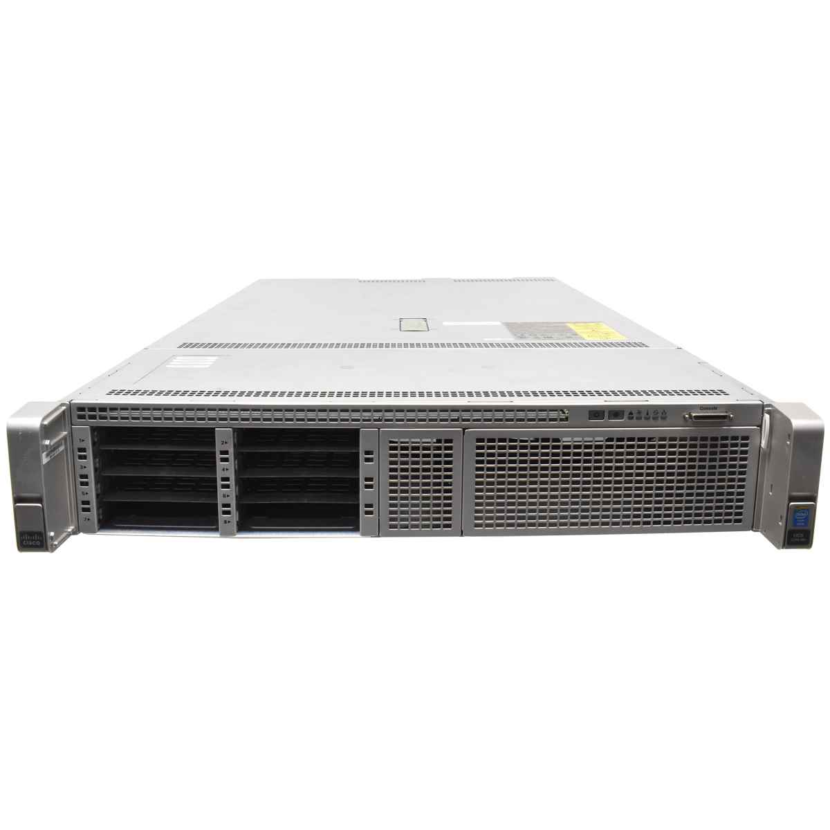 CISCO UCS C240 M4 RackServer 2x E5-2620 V3 2,40GHz 6C 128GB PC4 8 x SFF 2,5 CISCO UCS C240 M4 RackServer ohne CPU & HDD & RAM 1x HS 8x SFF 2,5 12G