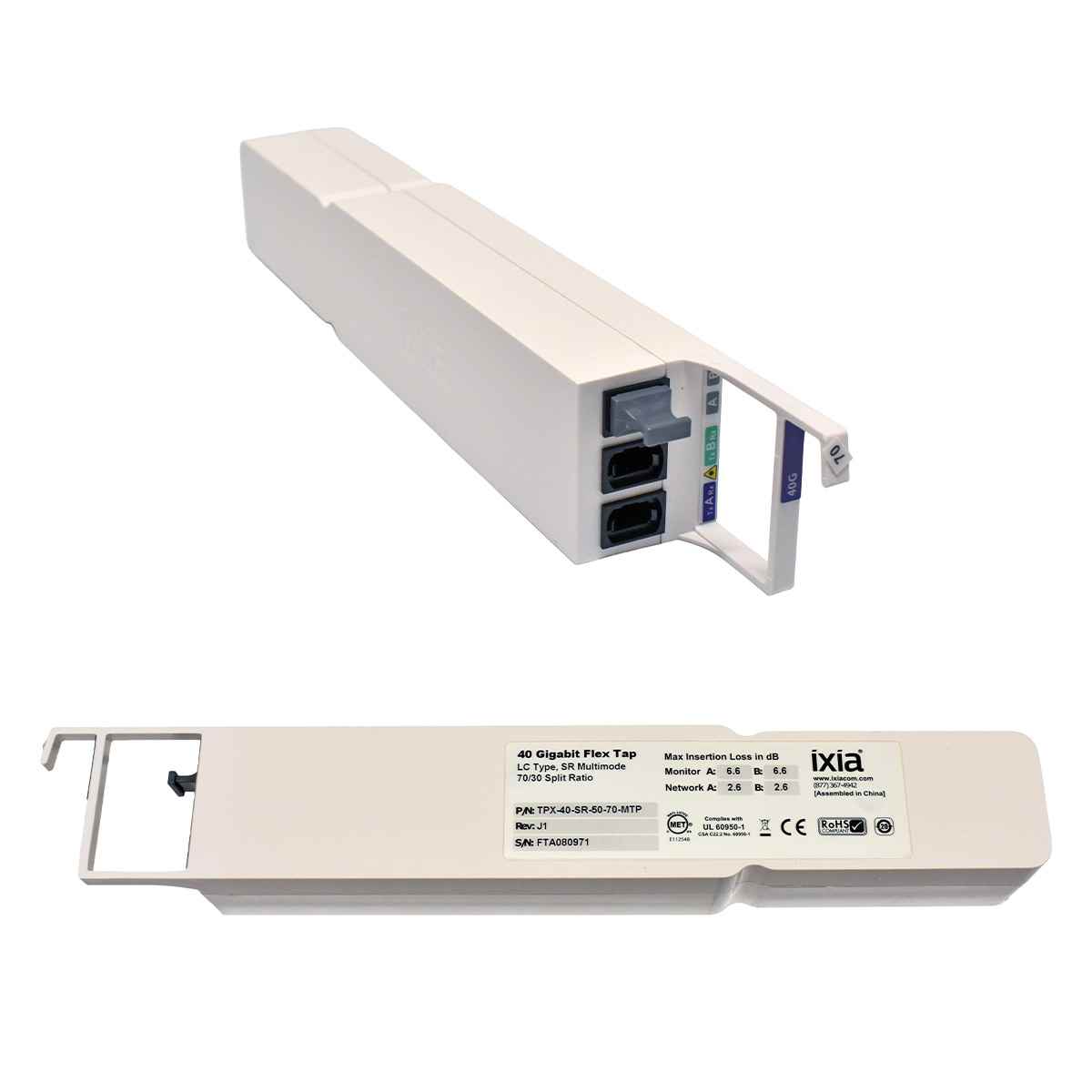 Ixia Assembly Rack RK-FLEX-24 4x 40 Gigabit Flex Tap TPX-40-SR-50-70-MTP Ixia Assembly Rack RK-FLEX-24 12x 40 Gigabit Flex Tap TPX-40-SR-50-70-MTP