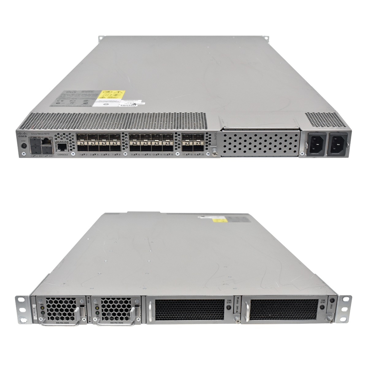 Cisco Nexus N5K-C5010P-BF 68-3164-05 20-Port FC Switch + 6 mini GBICs Cisco Nexus N5K-C5010P-BF 68-3164-05 20-Port FC Switch + 6 mini GBICs