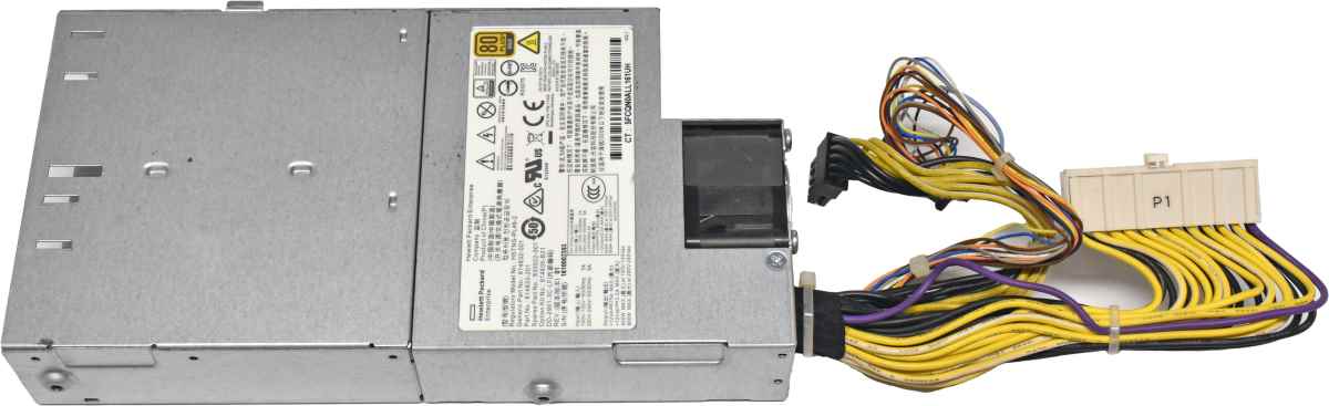 HP DL120 / DL160 G9 Power Supply Backplane + 2x Netzteile  P/N 814833-001 HSTNS-PL48-2