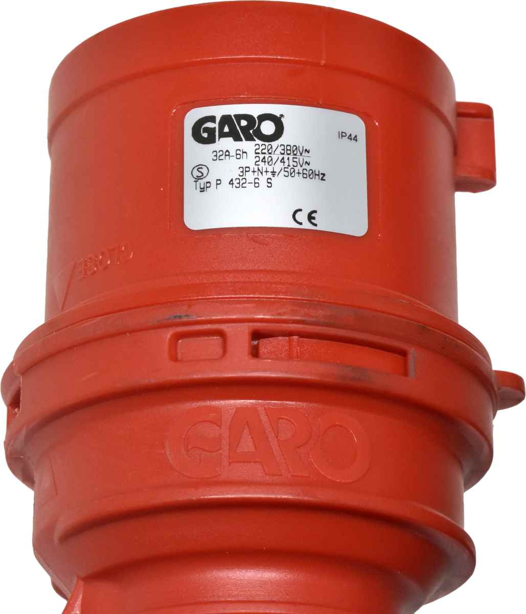 GARO Precso 432-6S 3m High Voltage Cable 32A H07RN schwarz