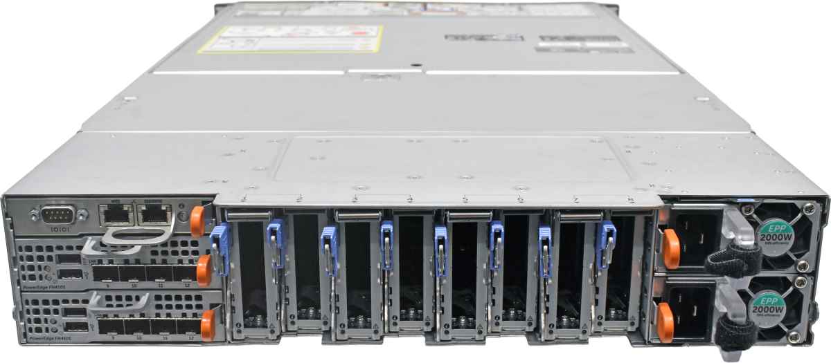 Dell PowerEdge FX2s Rack Server 0XJ6VP 2x FN410S 8x Riser Module 2x PSU